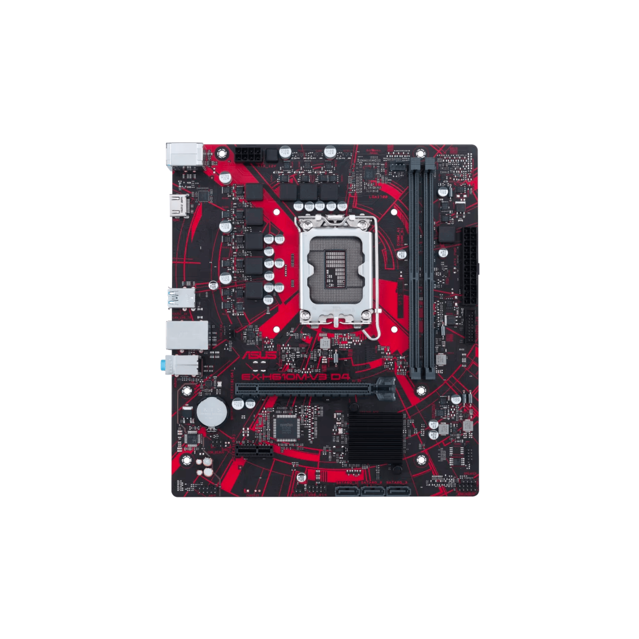 Asus EX-H610M V3 D4 LGA1700 mATX Motherboard Asus EX-H610M V3 D4 LGA1700 mATX Motherboard